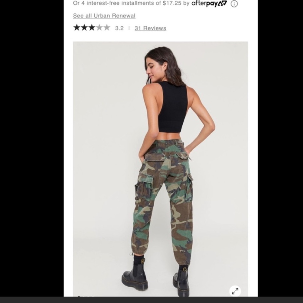 Urban outfitters camo pants